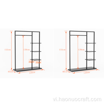 phòng ngủ di động tiết kiệm châu Âu giá treo quần áo đơn giản